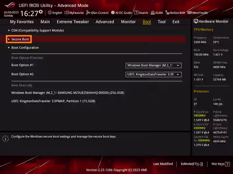 Bios 设置示图